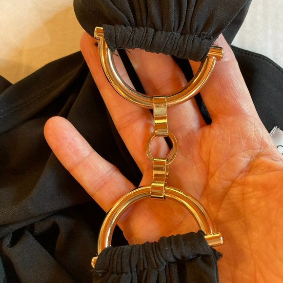 Cache Black One Shoulder Dress - Size Small  New with Tags! Ret $158 - Picture 8 of 8